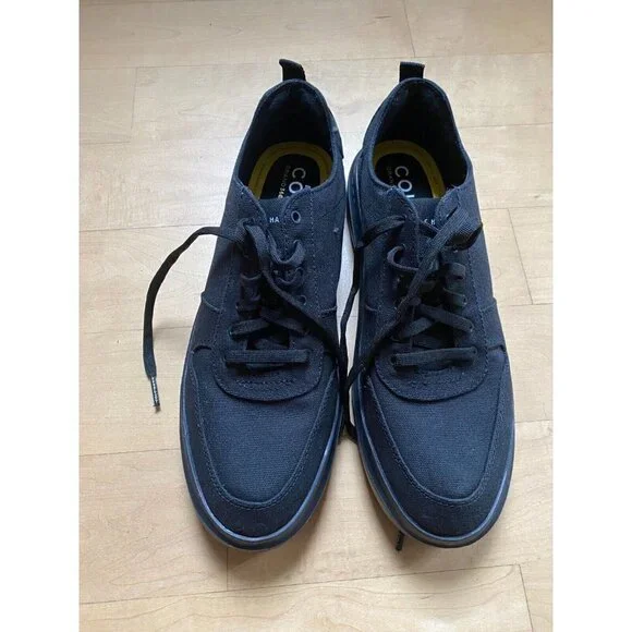 Cole Haan BNWOT GrandPro Rally Canvas black Sneaker Womens Size 10 NEW - Picture 2 of 9